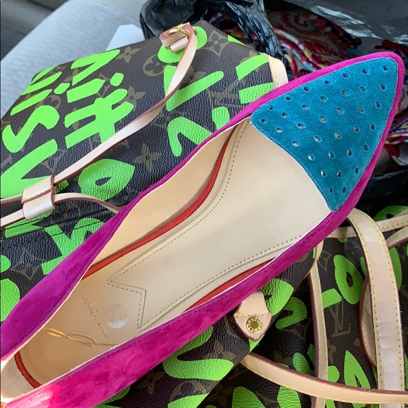 Brian Atwood Shoes - Nwob Brian Atwood colorblock flats 9